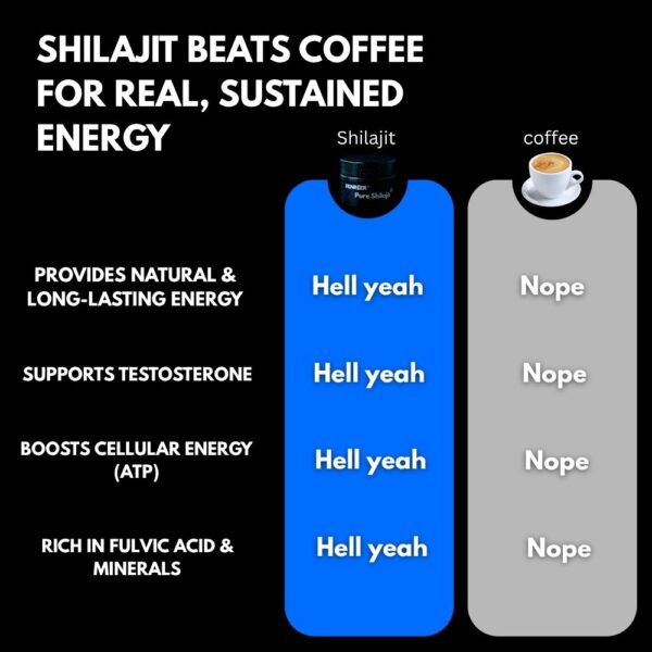 Fenreer Shilajit vs Coffee